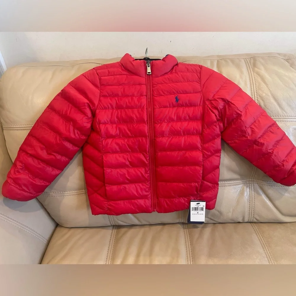 BrandNew polo by Ralph Lauren Reversible terra puffer jacket size 6 - Picture 5 of 13